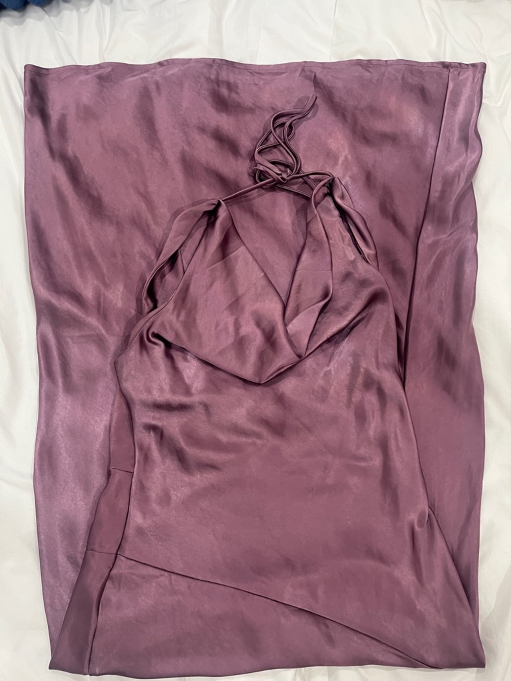 Silky Mauve Slip Dress